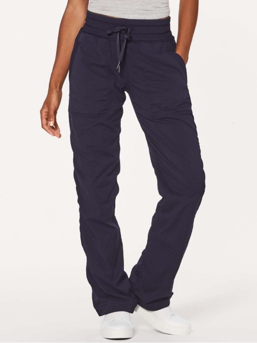 Women’s Navy Size 8 Lululemon Lined Dance Studio Pant